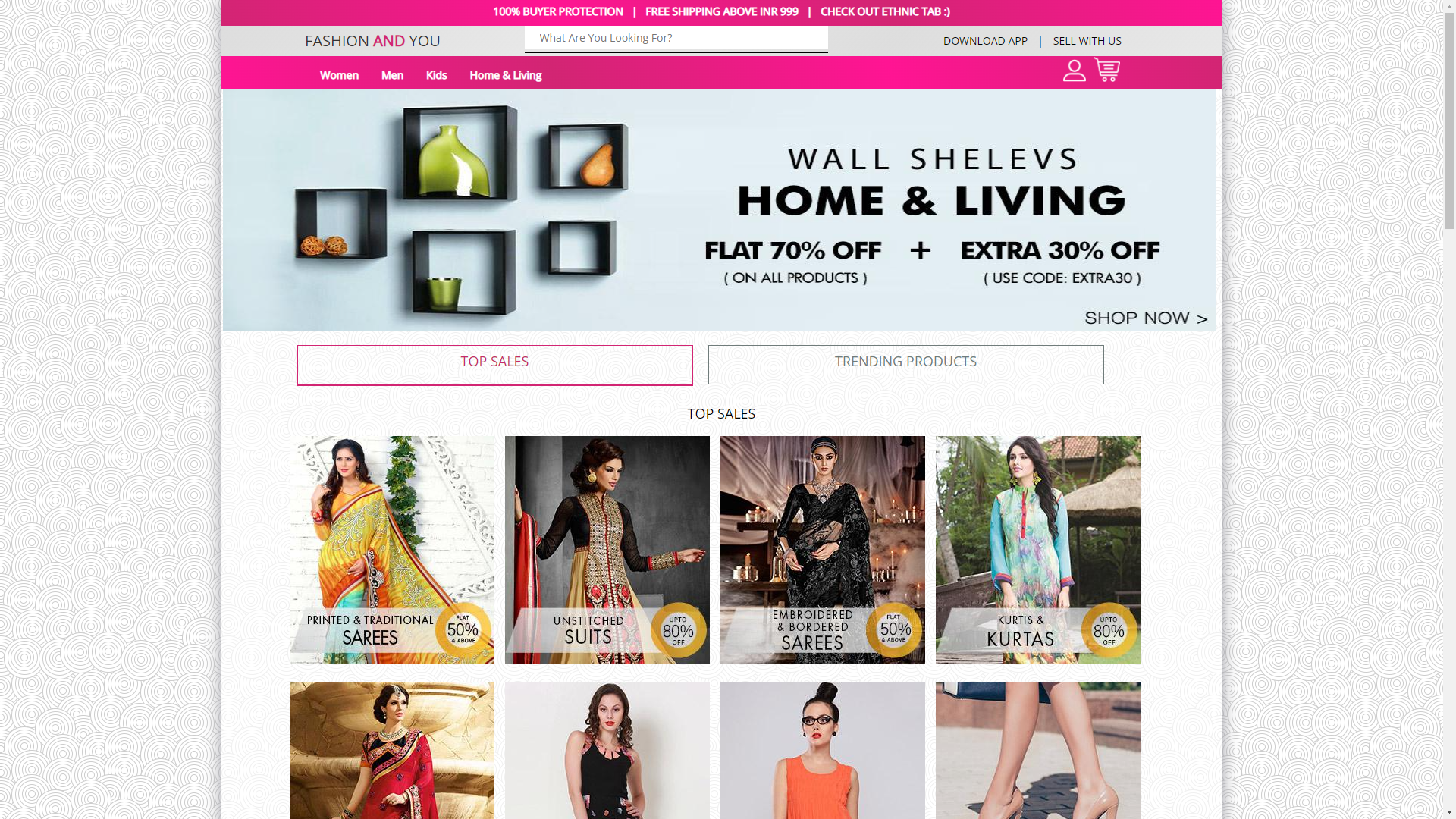Fashion & You - Single Vendor E-Commerce Project